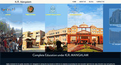 Desktop Screenshot of krmangalam.com