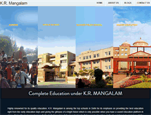 Tablet Screenshot of krmangalam.com